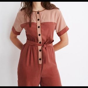 Madewell Colorblock Jumpsuit (NEW✨)